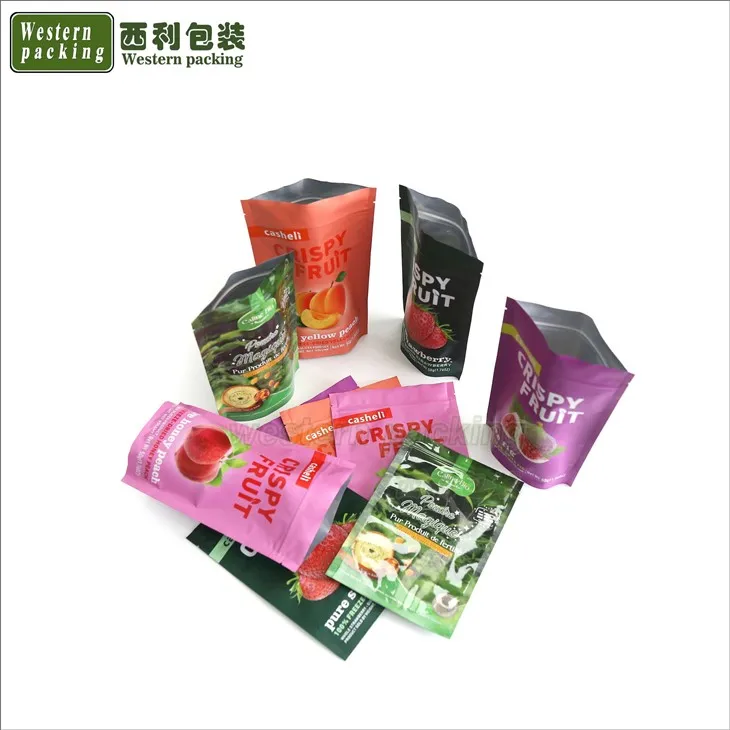 কুকি প্রিন্টিং স্ট্যান্ড আপ জিপলক পাউচ মাইলার ব্যাগ