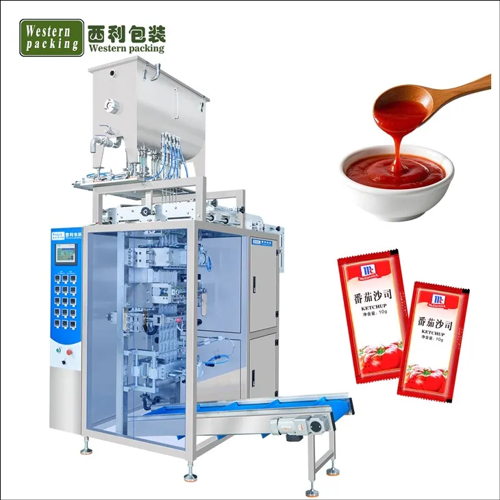 মাল্টি লাইন লেন টমেটো পেস্ট স্যাচে প্যাকিং মেশিন